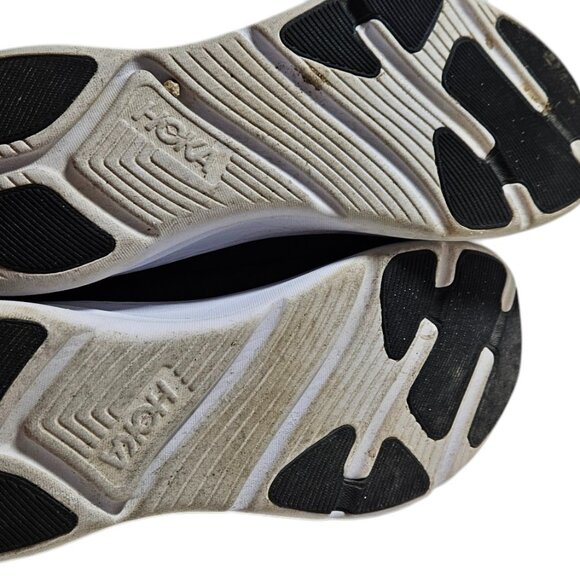 HOKA Solimar Running Shoe in Black /White, Size 14D main image 5